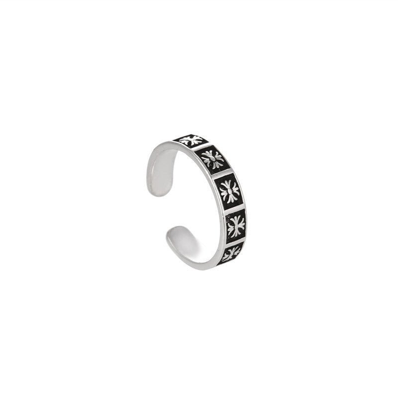 Chrome Hearts Sliver cross original couple ring