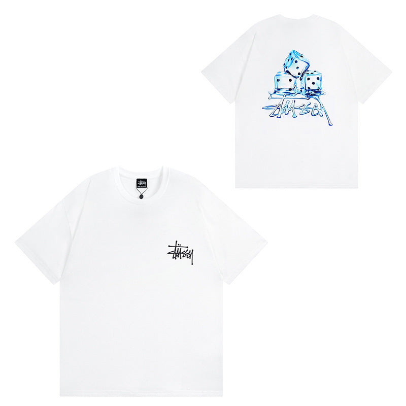 Stussy T Shirts Casual Versatile Loose T Shirts Couple